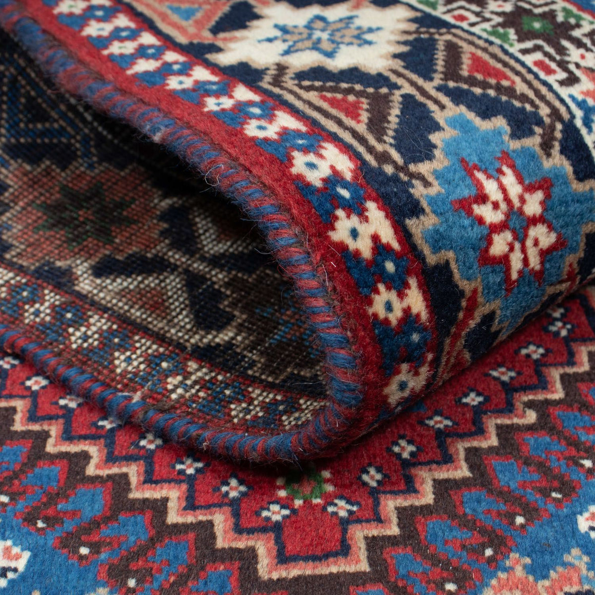 Persisk tæppe - Nomadisk - 140 x 100 cm - lysrød