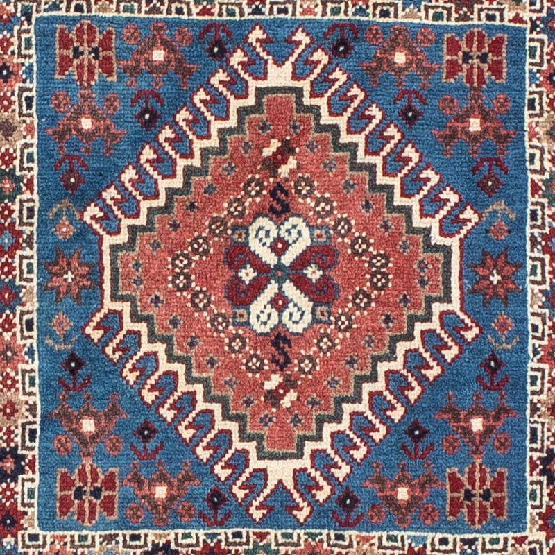 Persisk tæppe - Nomadisk - 143 x 100 cm - blå