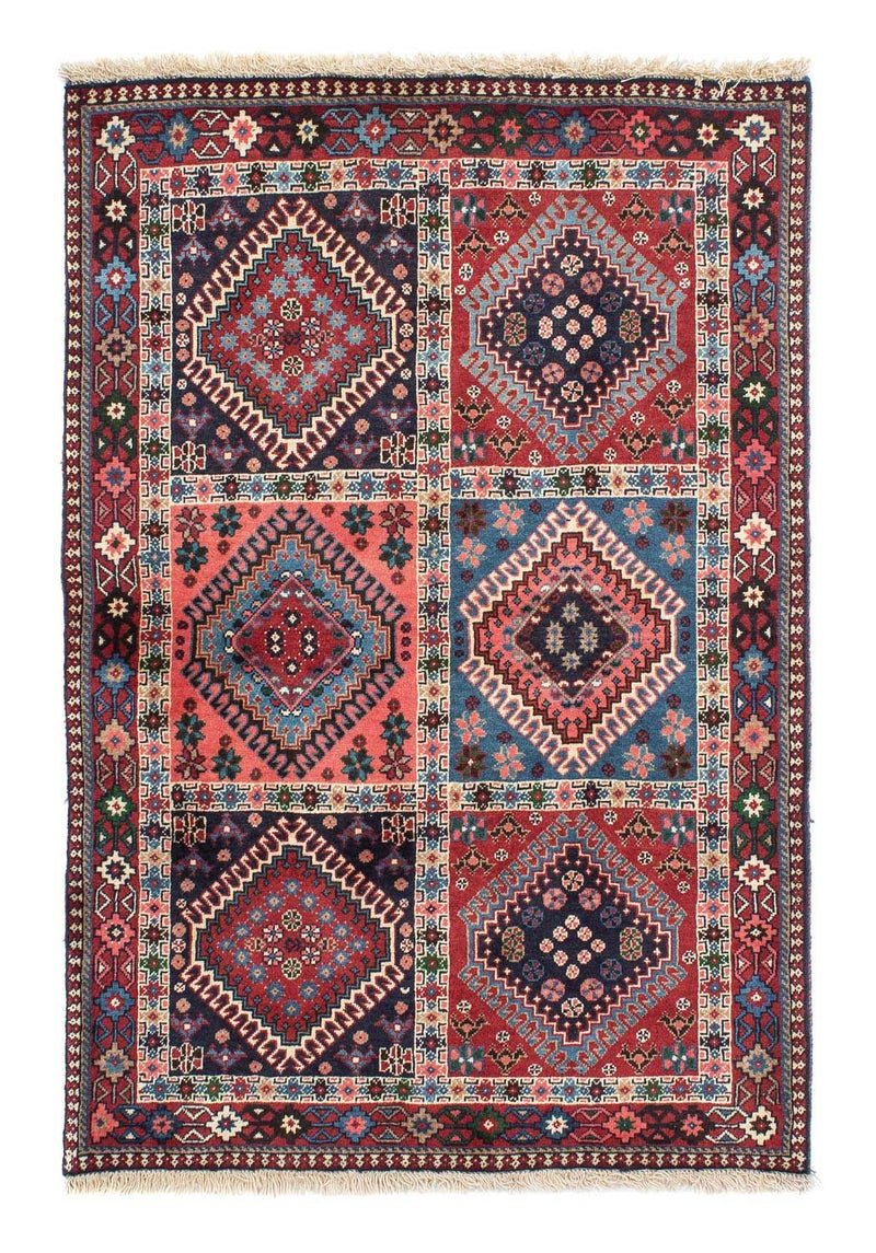 Persisk tæppe - Nomadisk - 145 x 99 cm - lysrød