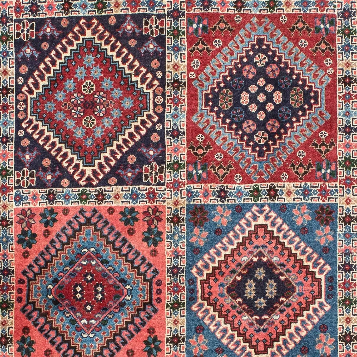 Persisk tæppe - Nomadisk - 145 x 99 cm - lysrød