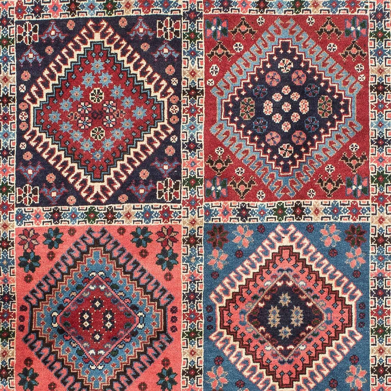 Persisk tæppe - Nomadisk - 145 x 99 cm - lysrød