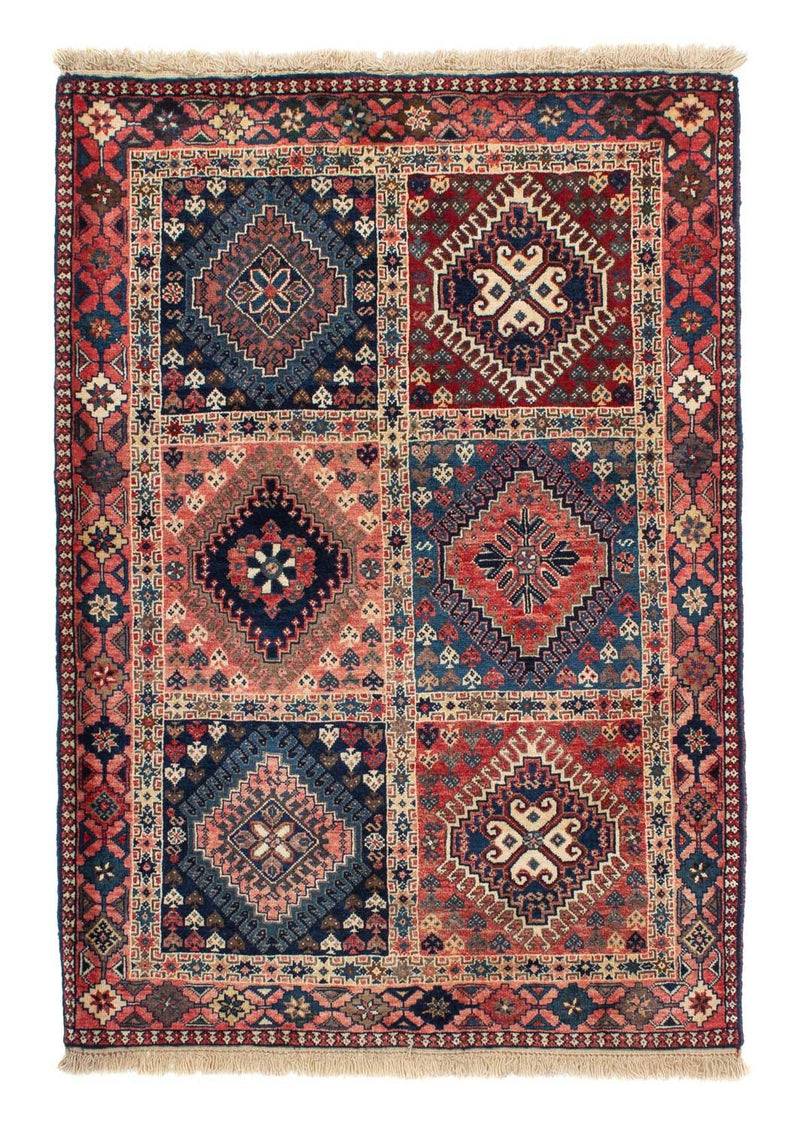 Persisk tæppe - Nomadisk - 152 x 107 cm - lysrød