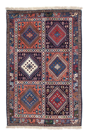 Persisk tæppe - Nomadisk - 154 x 102 cm - mørkeblå