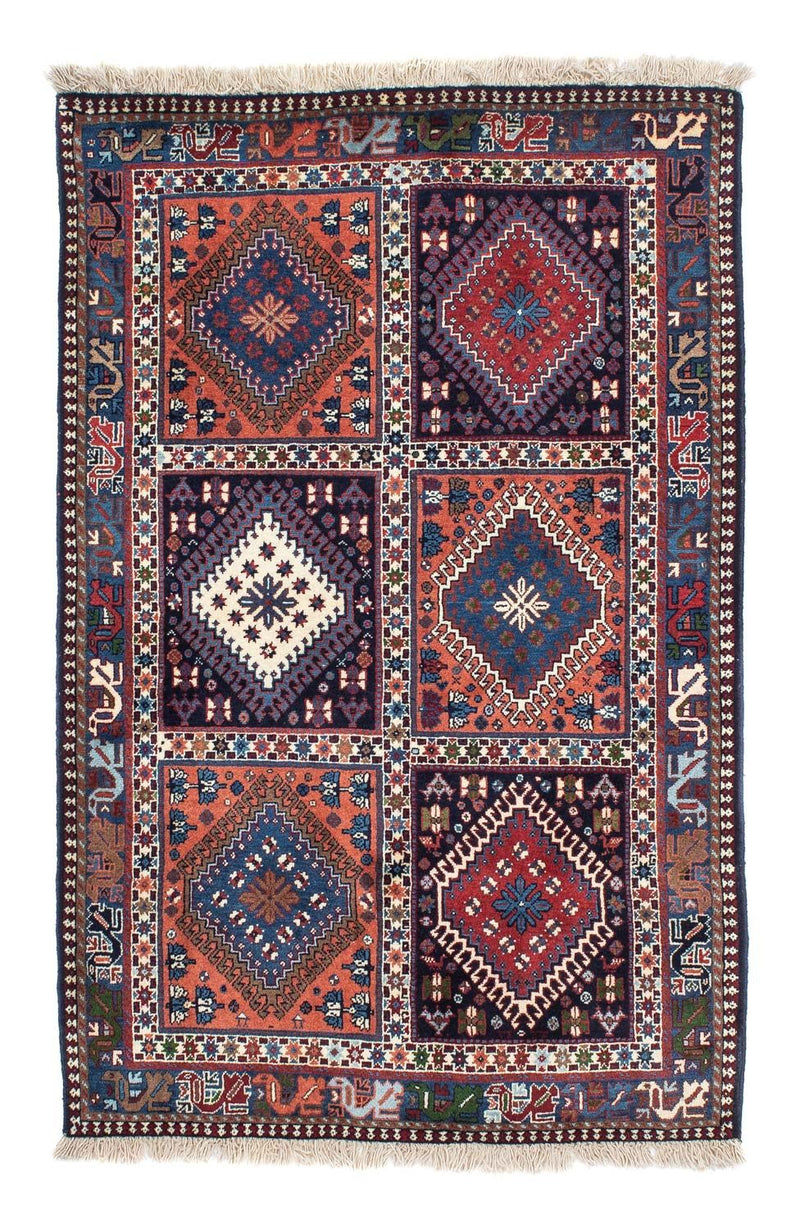 Persisk tæppe - Nomadisk - 154 x 102 cm - mørkeblå