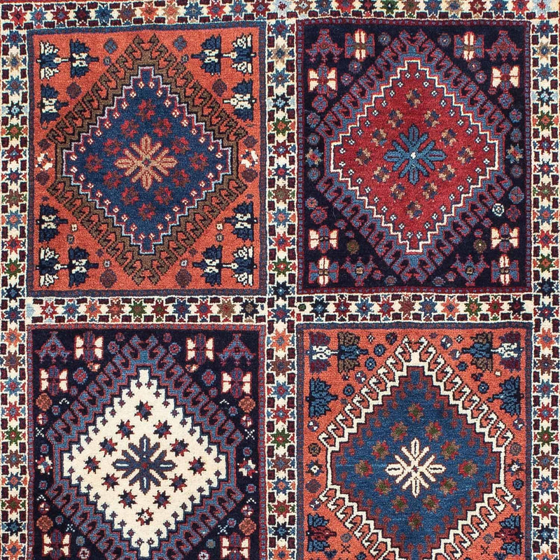 Persisk tæppe - Nomadisk - 154 x 102 cm - mørkeblå