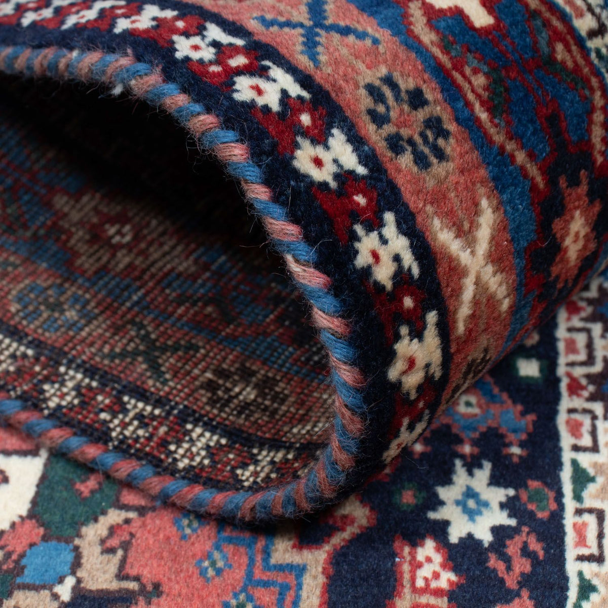 Persisk tæppe - Nomadisk - 146 x 100 cm - blå