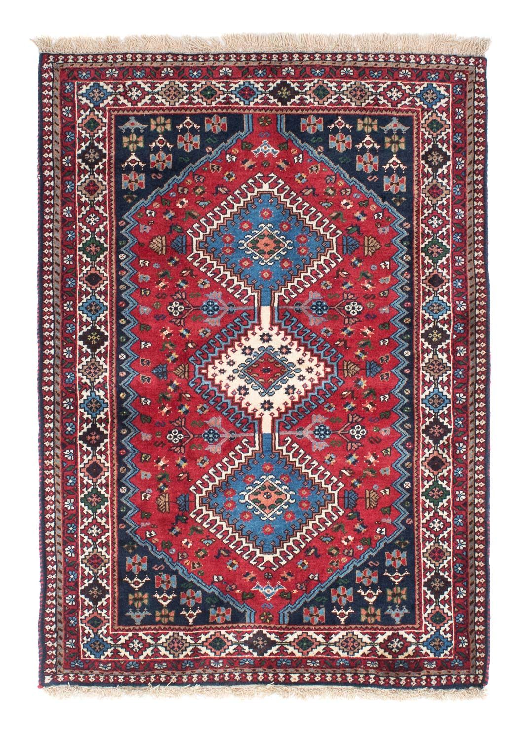 Persisk tæppe - Nomadisk - 143 x 102 cm - rød