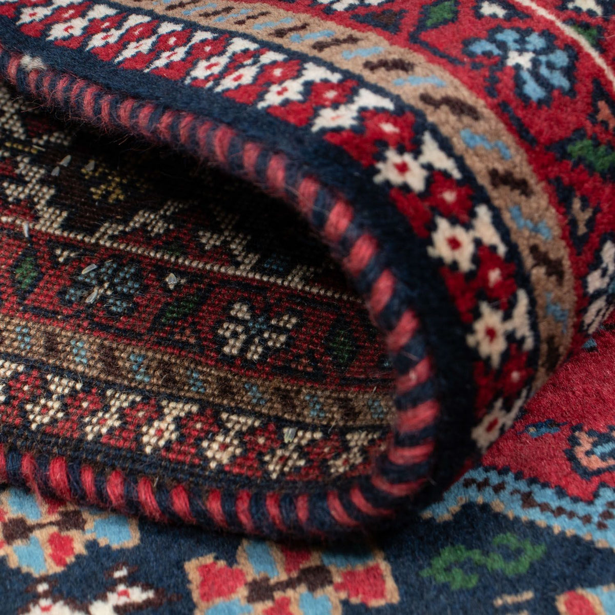 Persisk tæppe - Nomadisk - 143 x 102 cm - rød