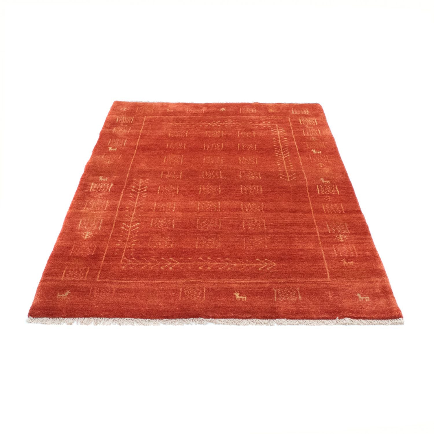 Gabbeh-tæppe - Persisk - 183 x 119 cm - rød