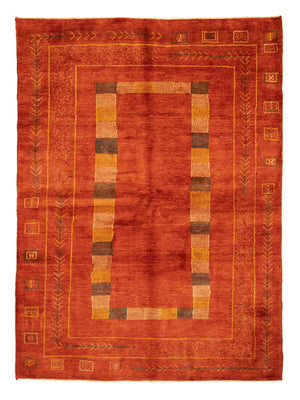 Gabbeh-tæppe - Persisk - 231 x 168 cm - rød