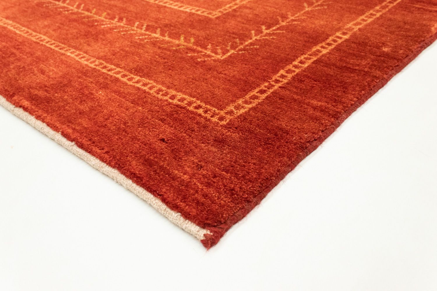 Gabbeh-tæppe - Persisk - 178 x 123 cm - rød