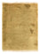 Gabbeh-tæppe - Persisk - 89 x 68 cm - guld