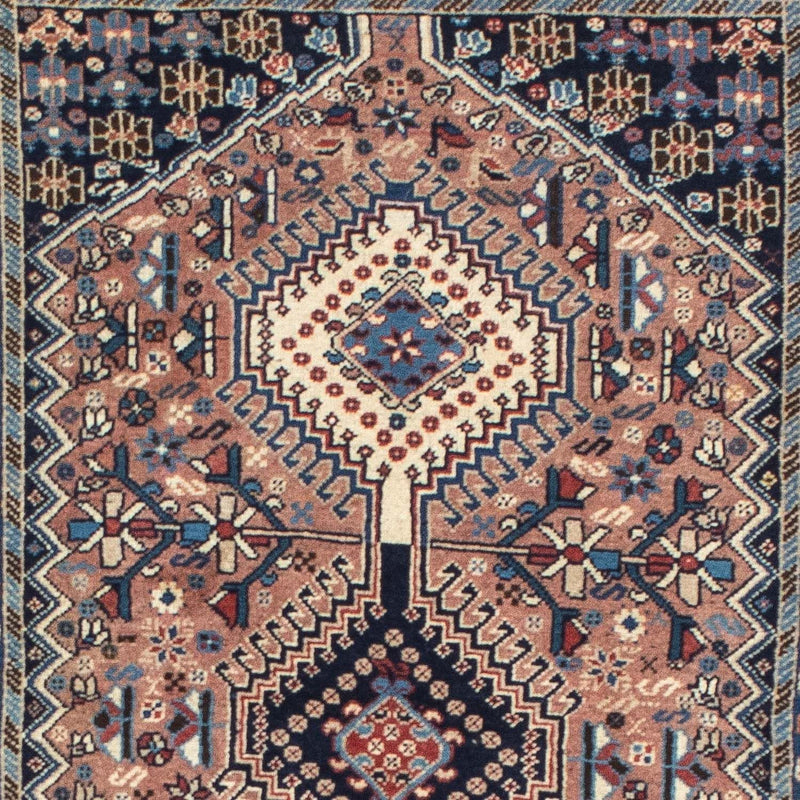 Persisk tæppe - Nomadisk - 188 x 80 cm - lysrød