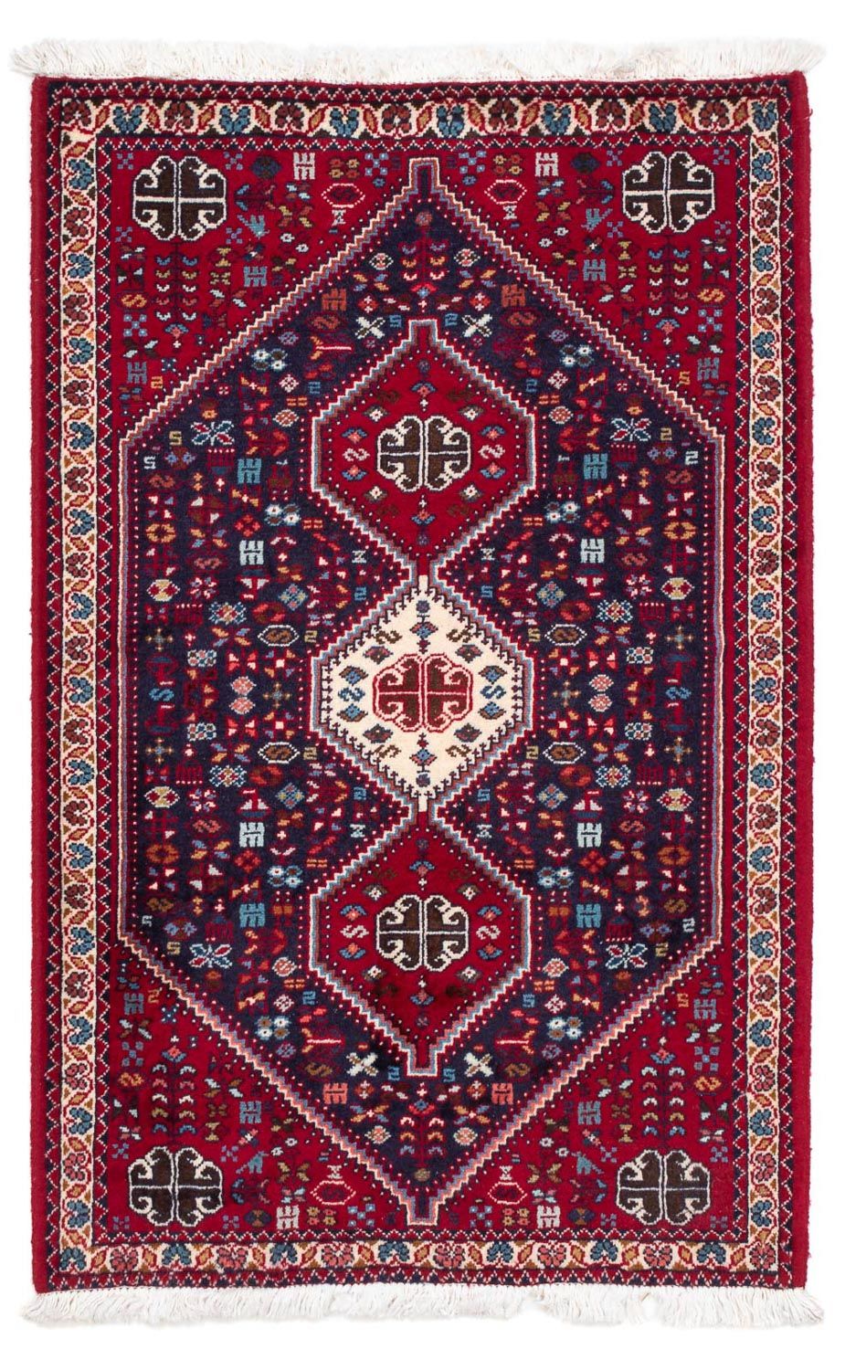 Persisk tæppe - Nomadisk - 121 x 76 cm - mørkeblå