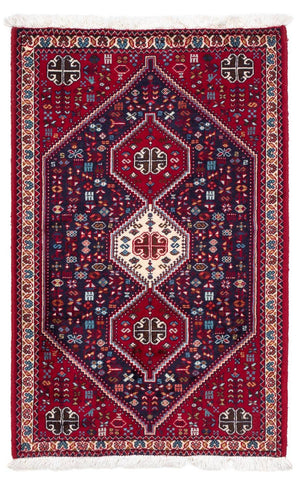 Persisk tæppe - Nomadisk - 121 x 76 cm - mørkeblå