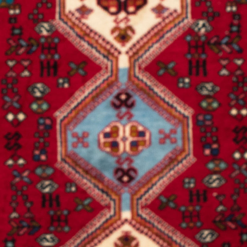 Persisk tæppe - Nomadisk - 120 x 76 cm - mørkerød