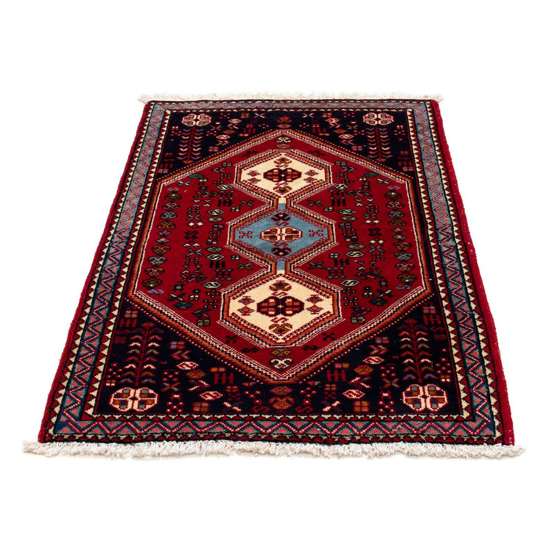 Persisk tæppe - Nomadisk - 120 x 76 cm - mørkerød