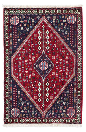 Persisk tæppe - Nomadisk - 124 x 77 cm - mørkerød