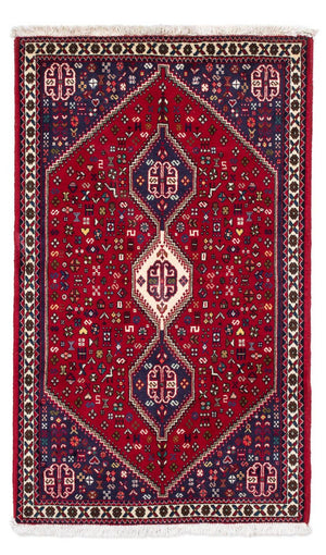 Persisk tæppe - Nomadisk - 130 x 75 cm - mørkerød