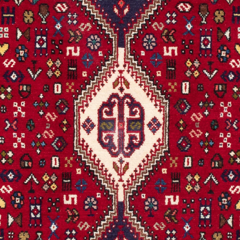 Persisk tæppe - Nomadisk - 130 x 75 cm - mørkerød