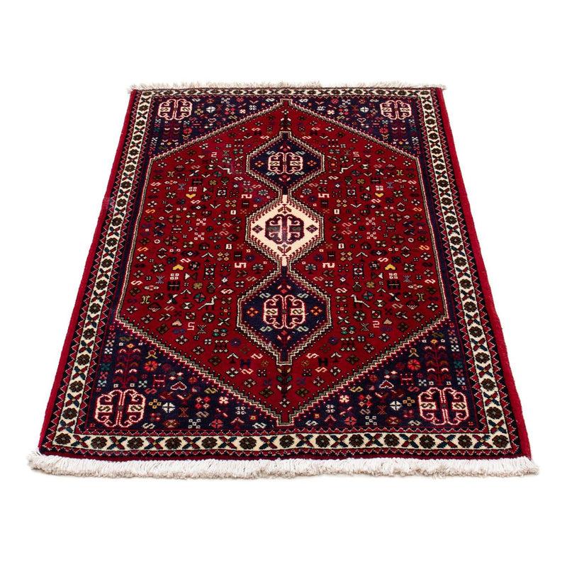 Persisk tæppe - Nomadisk - 130 x 75 cm - mørkerød