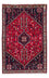 Persisk tæppe - Nomadisk - 122 x 78 cm - mørkerød