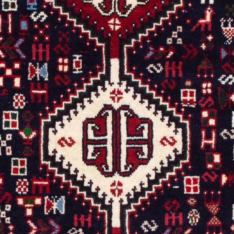Persisk tæppe - Nomadisk - 117 x 76 cm - mørkeblå