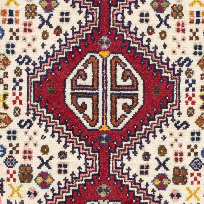 Persisk tæppe - Nomadisk - 121 x 80 cm - mørkerød