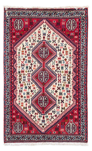 Persisk tæppe - Nomadisk - 116 x 72 cm - lysrød
