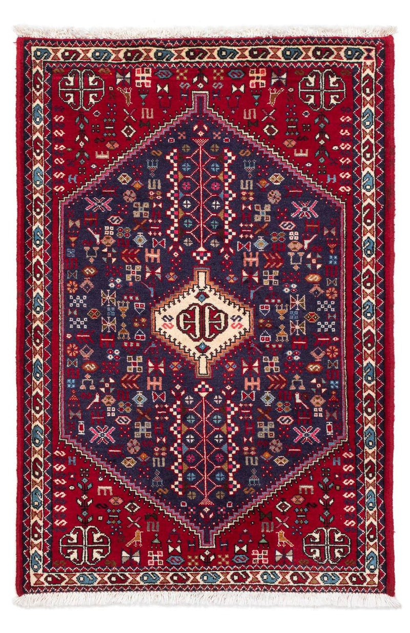 Persisk tæppe - Nomadisk - 122 x 75 cm - mørkeblå