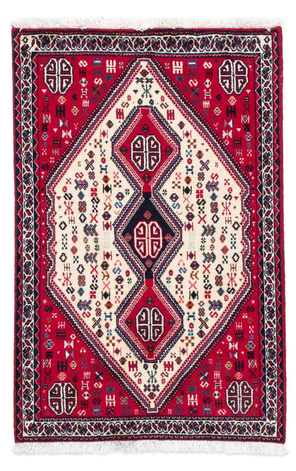 Persisk tæppe - Nomadisk - 118 x 74 cm - rød
