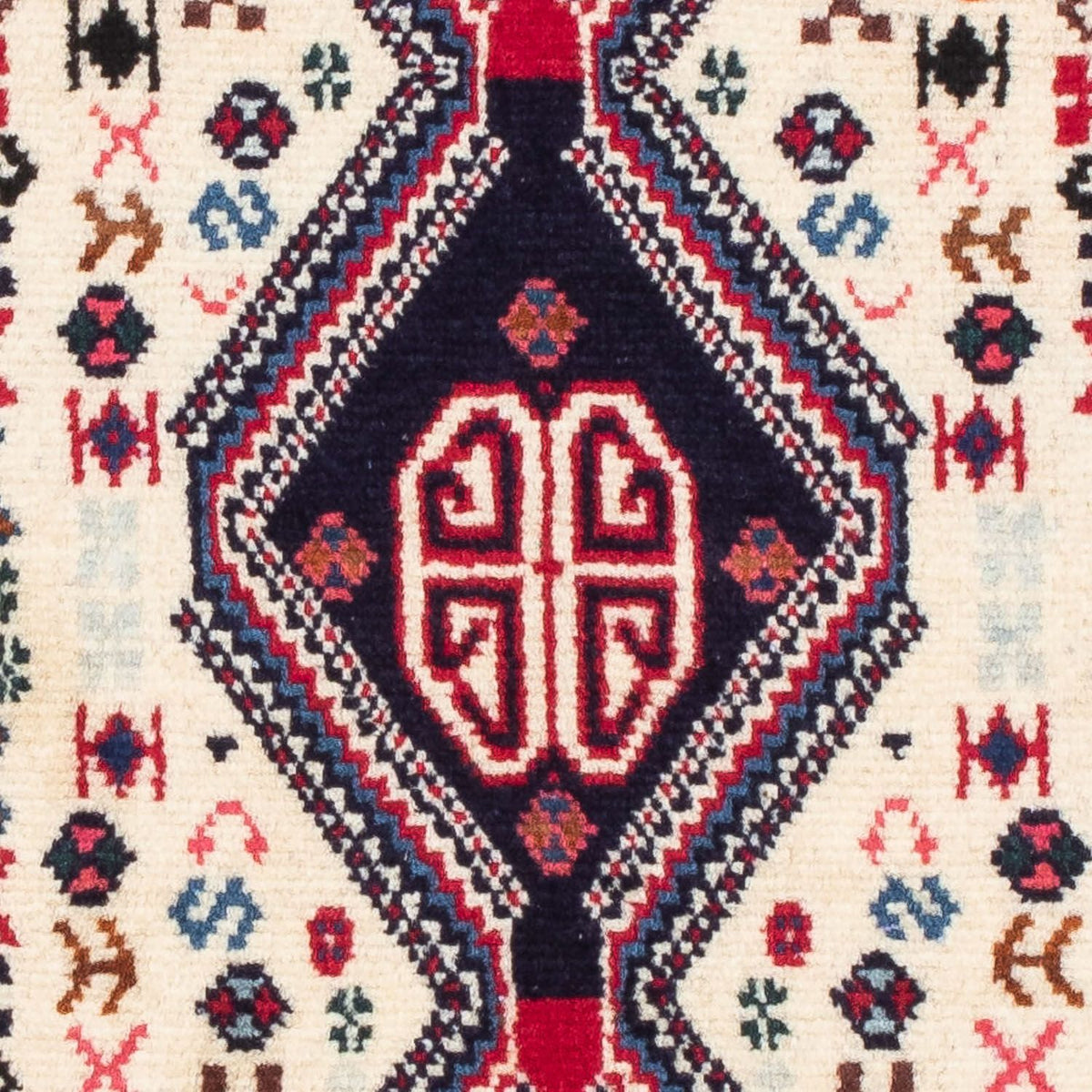 Persisk tæppe - Nomadisk - 118 x 74 cm - rød