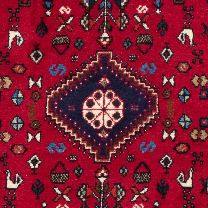 Persisk tæppe - Nomadisk - 128 x 79 cm - mørkerød
