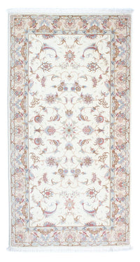 Løber Persisk tæppe - Tabriz - Royal - 198 x 100 cm - beige