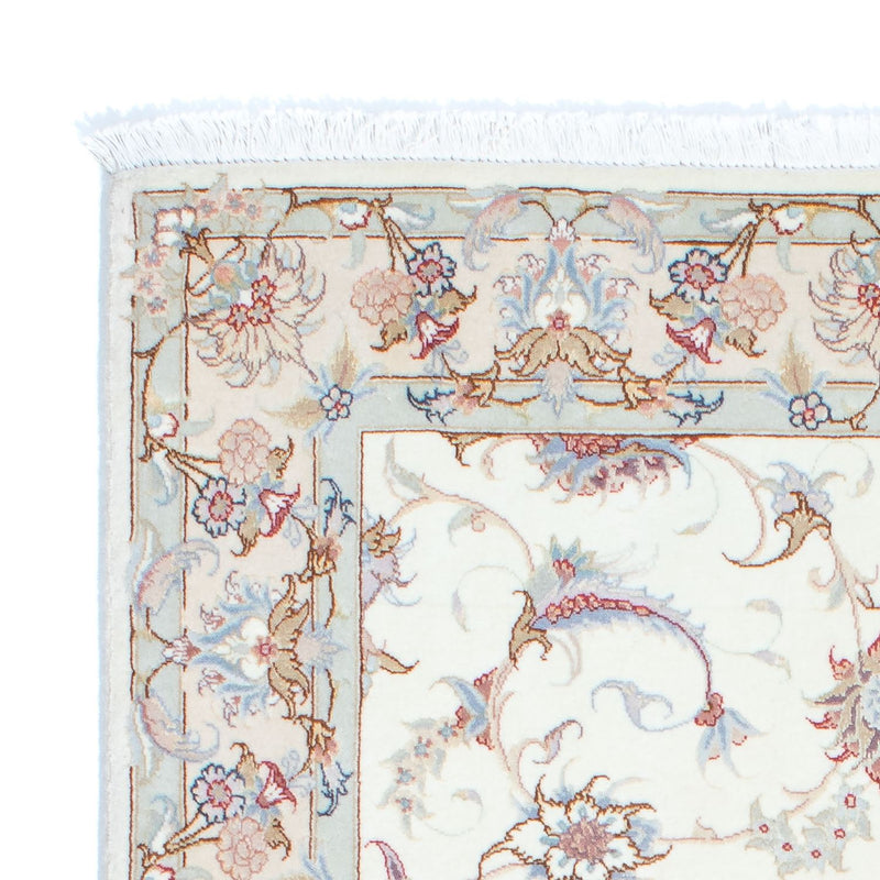 Løber Persisk tæppe - Tabriz - Royal - 198 x 100 cm - beige