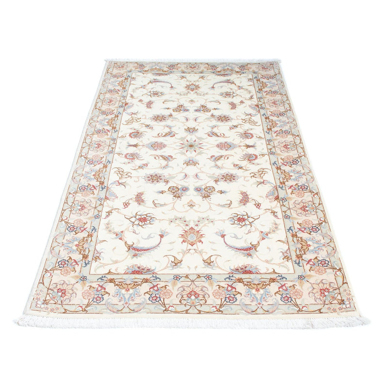 Løber Persisk tæppe - Tabriz - Royal - 198 x 100 cm - beige