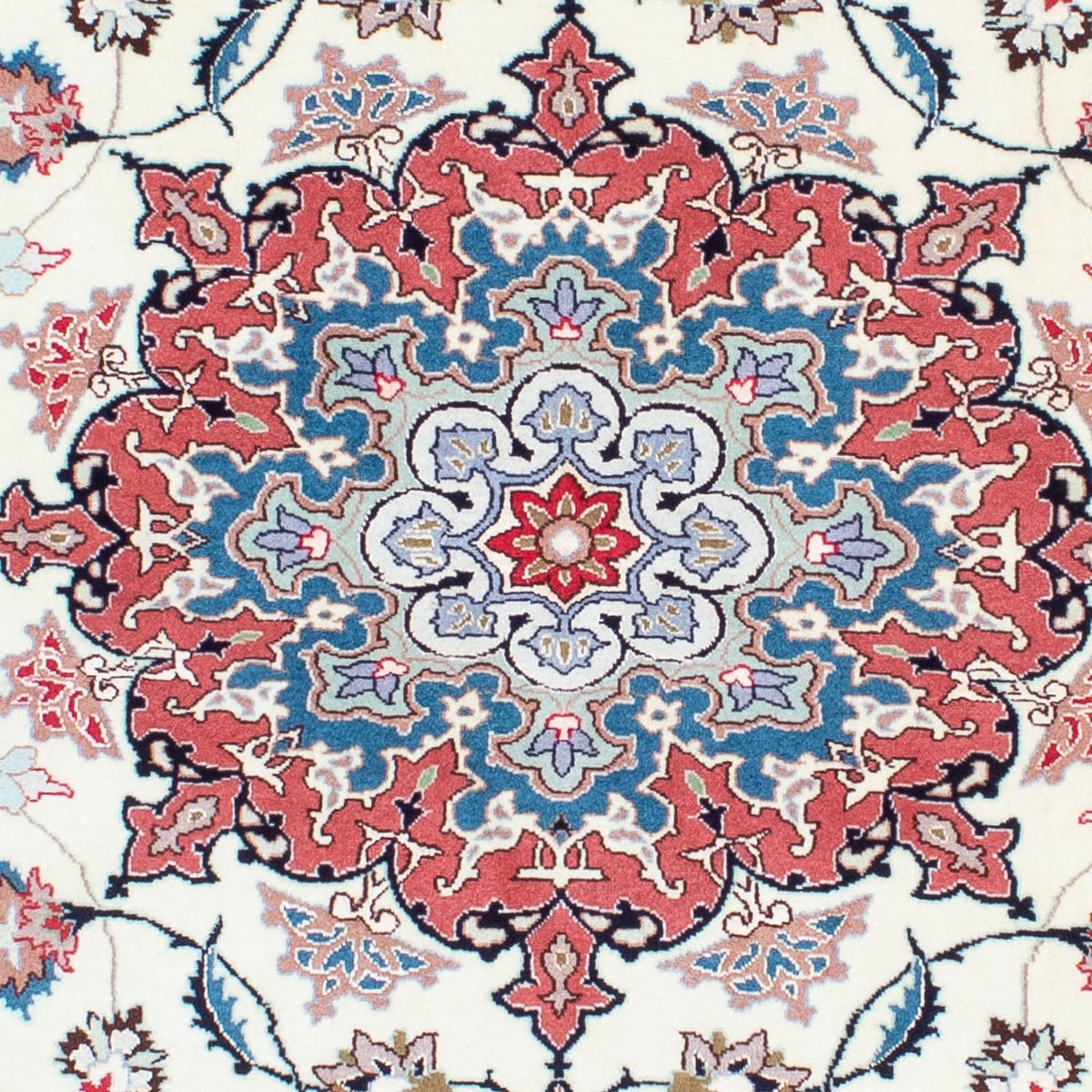 Persisk tæppe - Tabriz - Royal - 198 x 152 cm - beige