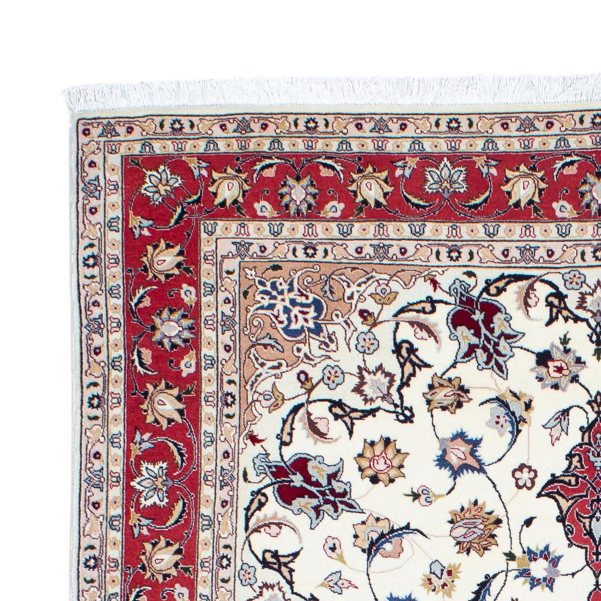 Persisk tæppe - Tabriz - Royal - 203 x 154 cm - beige