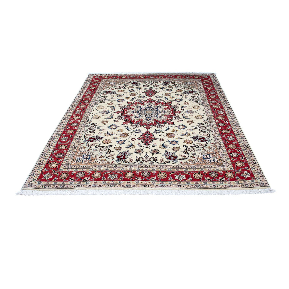 Persisk tæppe - Tabriz - Royal - 203 x 154 cm - beige