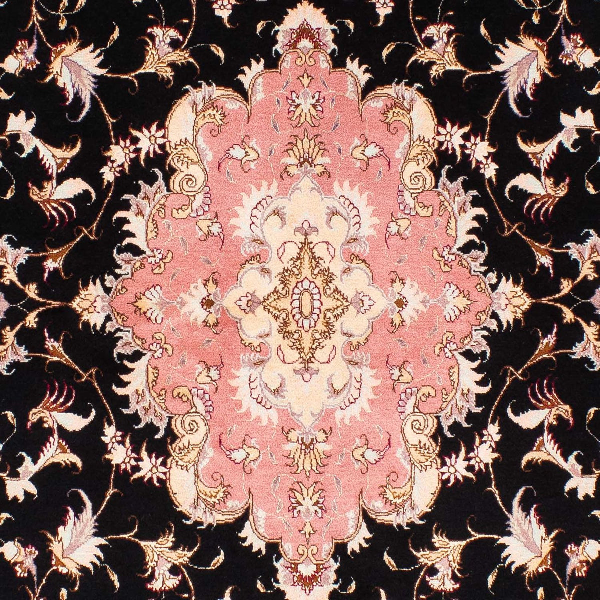 Persisk tæppe - Tabriz - Royal - 236 x 165 cm - mørkeblå