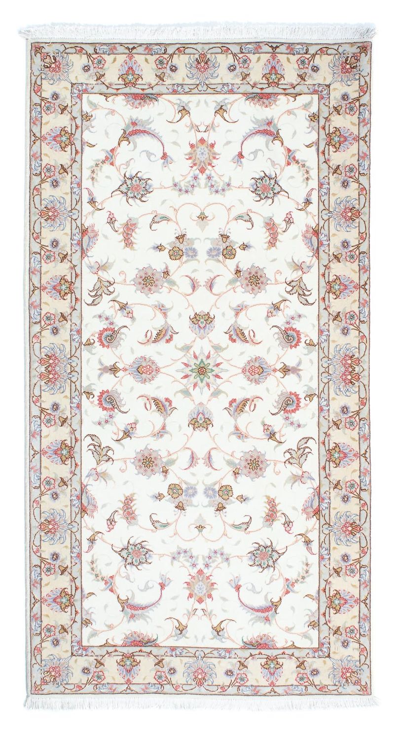 Løber Persisk tæppe - Tabriz - Royal - 196 x 100 cm - beige