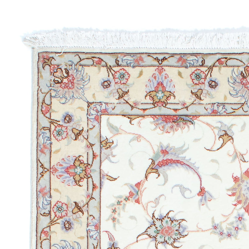 Løber Persisk tæppe - Tabriz - Royal - 196 x 100 cm - beige