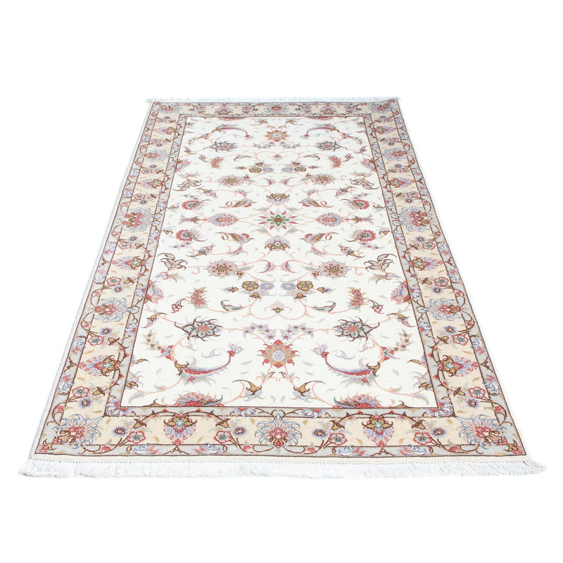 Løber Persisk tæppe - Tabriz - Royal - 196 x 100 cm - beige