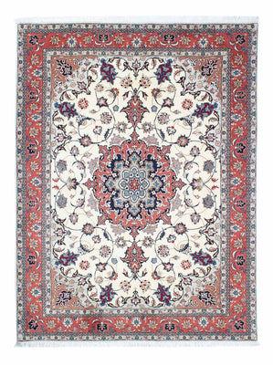 Persisk tæppe - Tabriz - Royal - 198 x 151 cm - beige