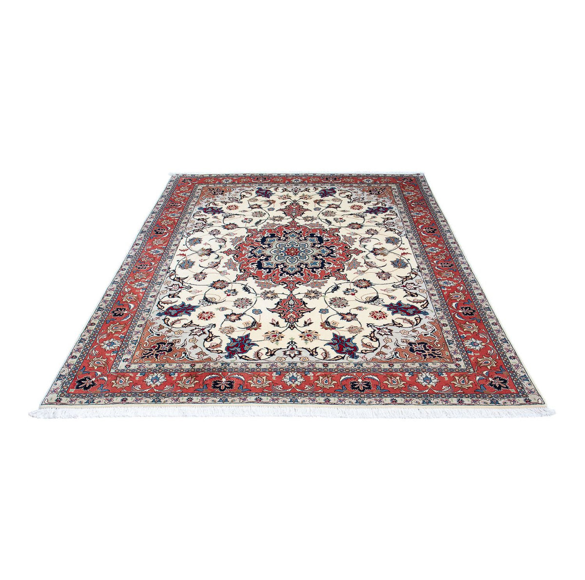 Persisk tæppe - Tabriz - Royal - 198 x 151 cm - beige