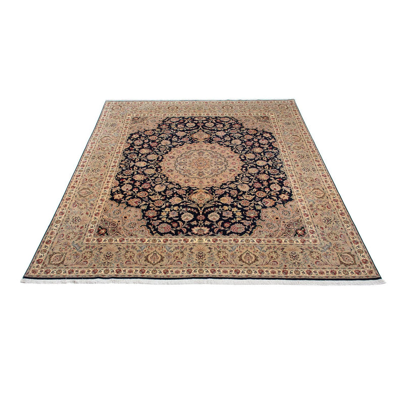 Persisk tæppe - Tabriz - Royal - 338 x 300 cm - mørkeblå