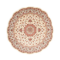 Persisk tæppe - Tabriz - Royal rundt  - 250 x 250 cm - beige