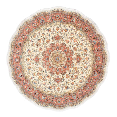 Tabriz - 50 Raj Tæppe 194x194cm - Persisk tæppe