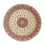 Persisk tæppe - Tabriz - Royal rundt  - 242 x 242 cm - beige
