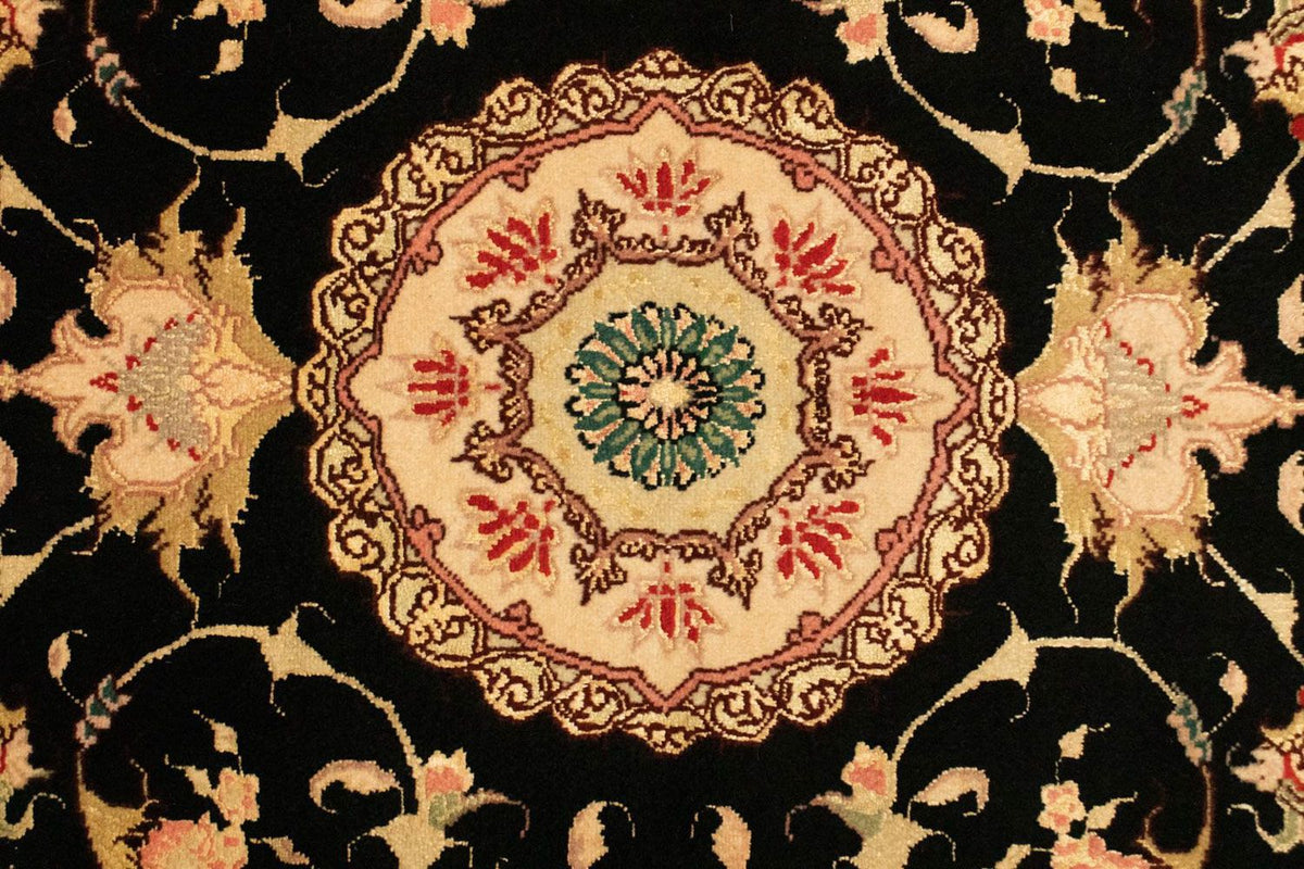 Persisk tæppe - Tabriz - Royal - 120 x 73 cm - sort